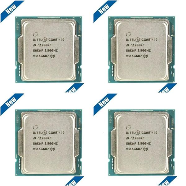 CPU Intel Core I9 11900Kf 35Ghz Eightcore 16Thread Cpu Processor L316Mb 125W Lga 1200 Sigillato ma senza dispositivo di raffreddamento 231117 Drop Delivery Dh9Fs