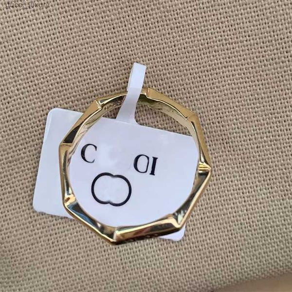 Anelli di design di lusso per donna uomo fashin trend marchio anello in oro rosa coppia argento sterling nuovo stile regalo di festa Personalizzato