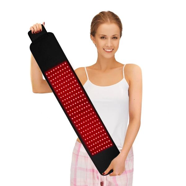 Outros itens de massagem Dispositivo de terapia de luz vermelha infravermelha Wearable Led Therapy Pad Wrap para alívio da dor Cinto de terapia de luz vermelha 10 Hz Pulso 231122