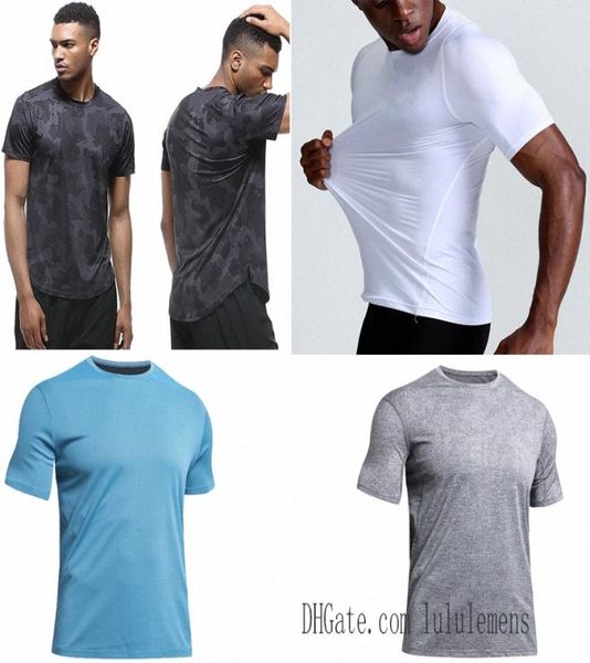 leggings t-shirt da uomo t-shirt da yoga uomo unfine t-shirt manica corta Sport Abbigliamento da palestra Align Collant fitness elastico Allenamento uomo lemens v1SG#1447622