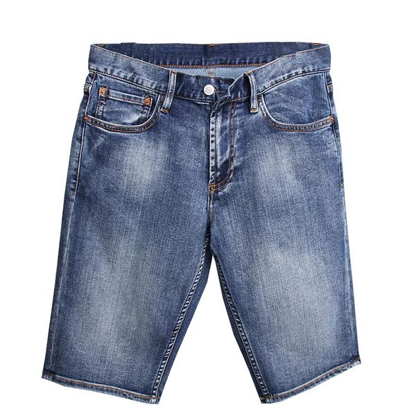 Jeans da uomo Pantaloncini di jeans 2023 Estate Sottile Elastico Allentato Casual Pantaloni Jean a cinque punte Maschili Coreani Moda uomo Pantaloncini a vita mediaUomini