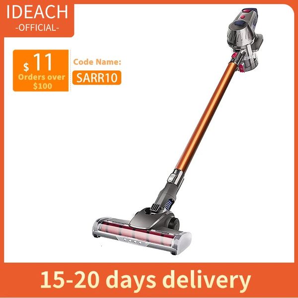 Vacuums Kabelloser Handstaubsauger, 10 kPa, 150 W, leistungsstarker Doppelmotor, LED-Elektrokehrmaschine, kabellos, für Zuhause, Auto, Entfernung von Milben und Staub 231122