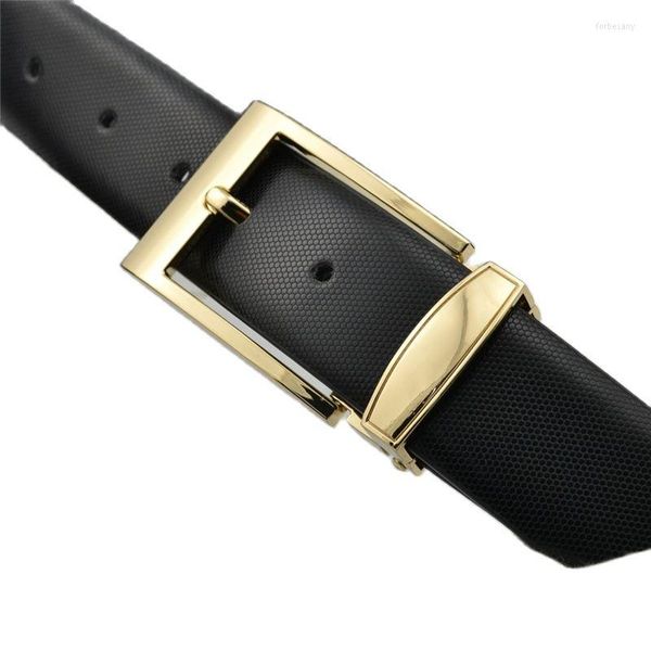 Cinture Cintura con fibbia ad ardiglione da uomo Nero Marrone Bianco Designer in pelle Alta qualità Casual Business Cintura sottile Promozione Belfs For Men