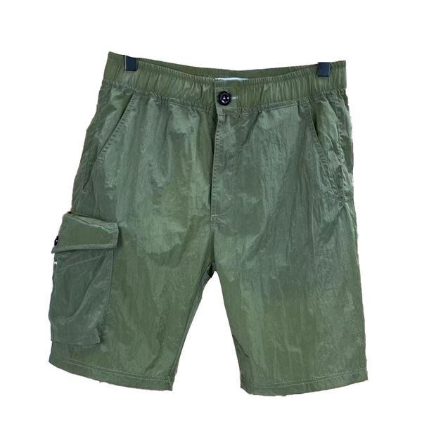 Topstoney Pantaloncini da spiaggia corti leggeri e traspiranti Pantaloncini casual da uomo con bottoni tascabili alla moda classici Pantaloncini casual da strada semplici