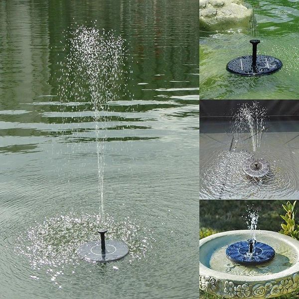 Bomba de fonte para decorações de jardim, bonita, ecológica, baixa manutenção, fácil de usar, água decorativa movida a energia solar para energia solar