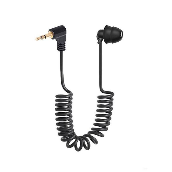 3,5-mm-Federkopfhörer, einseitige Kopfhörer, In-Ear-Ohrhörer mit schwerem Bass, kabelgebundenes Headset für Handy-MP3-Computer