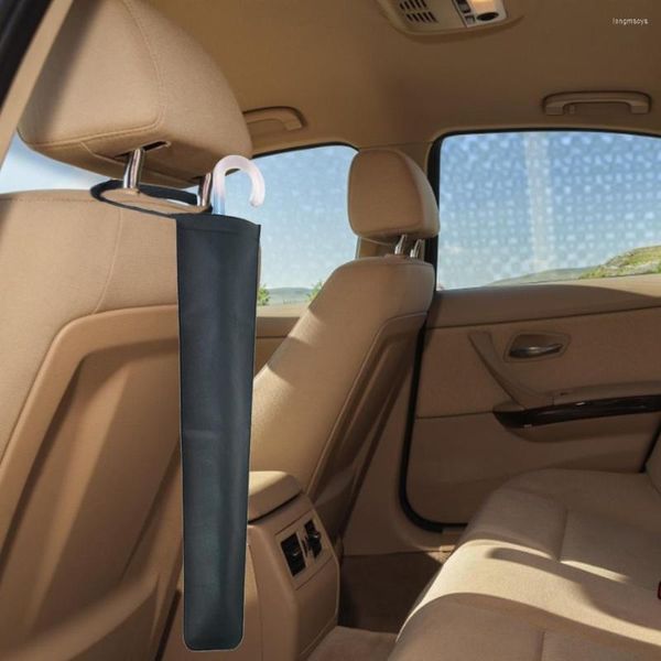 Внутренние аксессуары водонепроницаемые складные автомобильные сиденья заднее сиденье с помощью зонтичного хранения корпус искусственный кожаный пакет складной держатель
