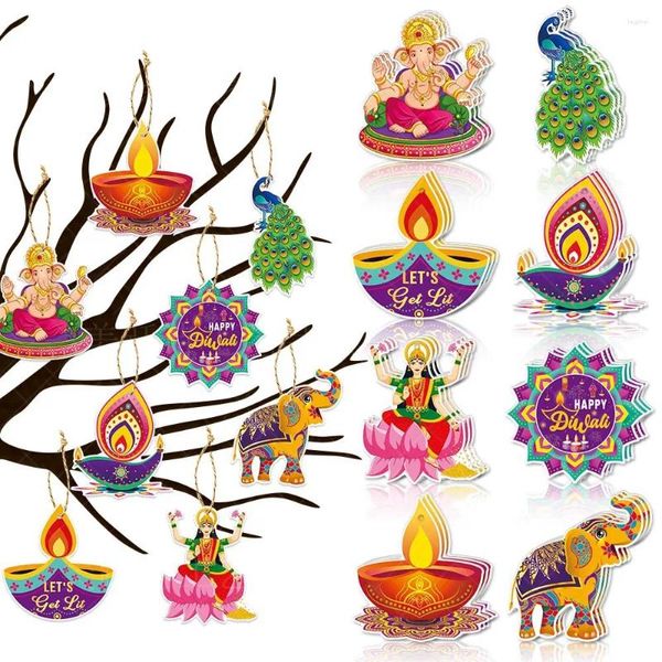 Decorazione per feste 1 set Diwali Turbinii appesi Decorazioni felici Festival delle luci Forniture per decorazioni Deepavali