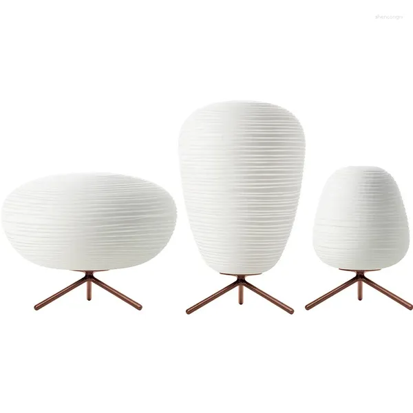 Lâmpadas de mesa Nordic Lâmpada para sala de estar Contemporânea Mesa de cabeceira LED vidro decorativo E27 luminárias