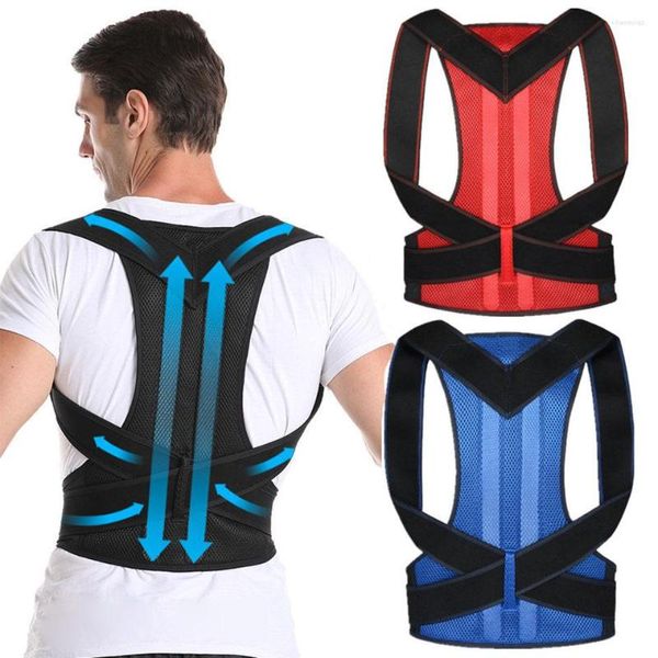 Suporte para trás Corrector Men Mulheres Postura Support Ajuste Apoio O cinto impede o tamanho do ombro S-4xl no ombro desleixado