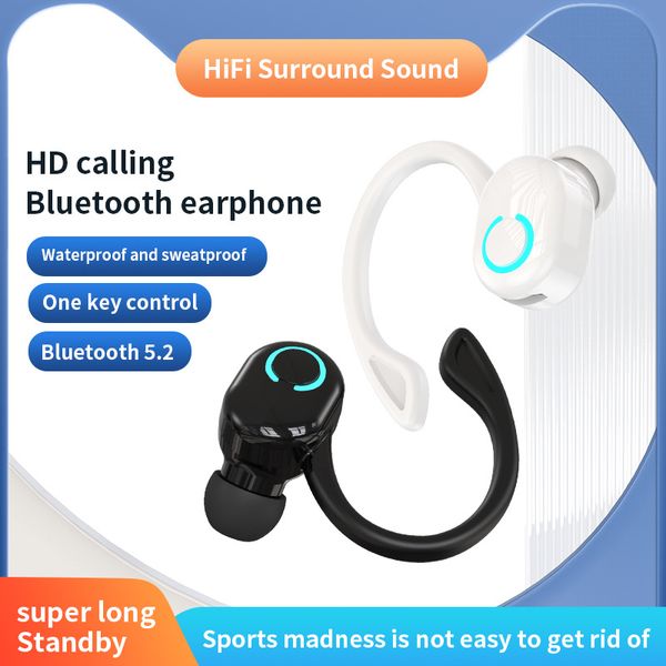 Auricolari Bluetooth originali S10 wireless singolo orecchio appesi nell'orecchio Bestseller di e-commerce Consegna DHL