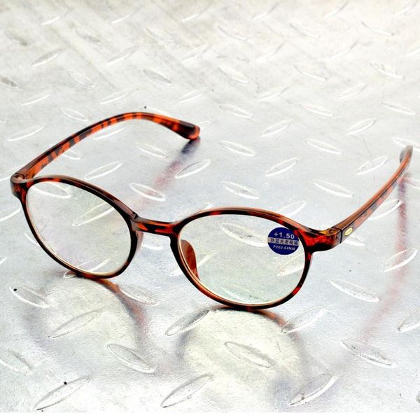 Óculos de sol Scober Anti-Reading Glasses Ultra-Light TR90 LEOPARD FRAMA DE ESPECTAÇÕES LIVRO TV PC 0.5 0,75 1 1..25 ​​a 6