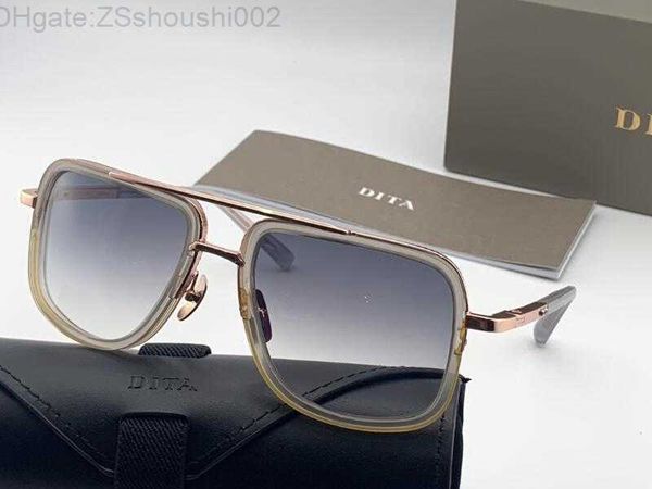 Realfine 5A Eyewear Dita Mach-One DRX-2030 Роскошные дизайнерские солнцезащитные очки для мужчин и женщин с тканевой коробкой для очков GFAC