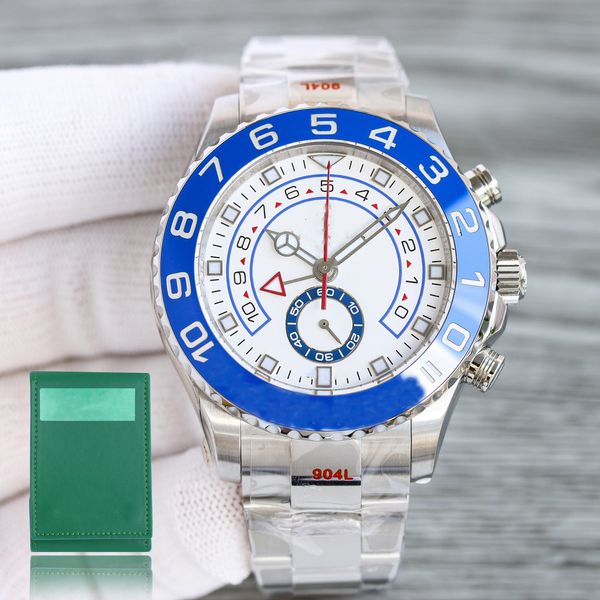 Дизайнерские новые мужские часы Автоматические золотые механические вращающиеся керамические кольцо автоматическое движение 904L Montre de Luxe Women Watch