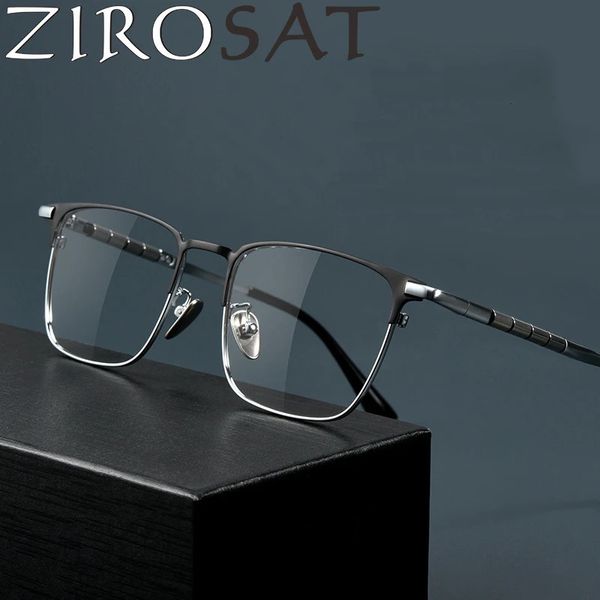 Óculos de sol quadros zirosat 9009t óculos ópticos puro fullrim quadro prescrição óculos rx masculino para masculino eyewear 231123