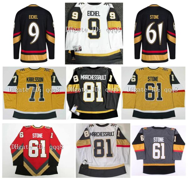 2022 Reverse Retro Mark Stone Knights Hockey Trikot Jack Eichel Shea Theodore Vegas Golden Alex Pietrangelo Chandler Stephenson Reilly Smith