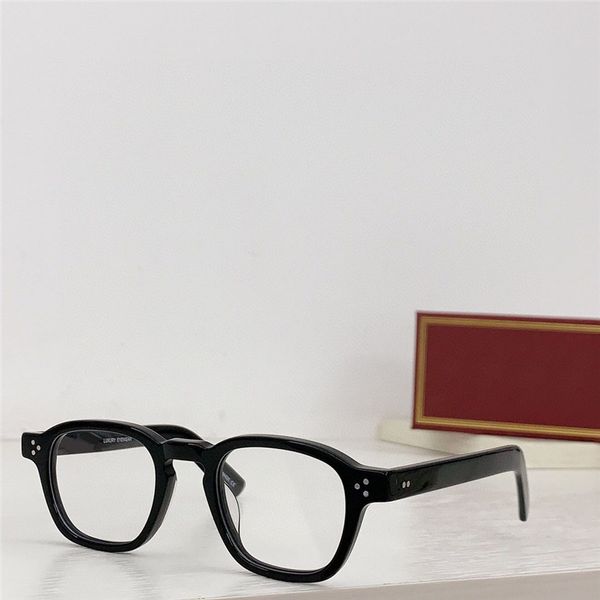 Neue optische Modedesign-Brille M13 mit quadratischem Rahmen aus Acetat, einfacher und avantgardistischer Stil, High-End-Brillen mit Box für verschreibungspflichtige Gläser