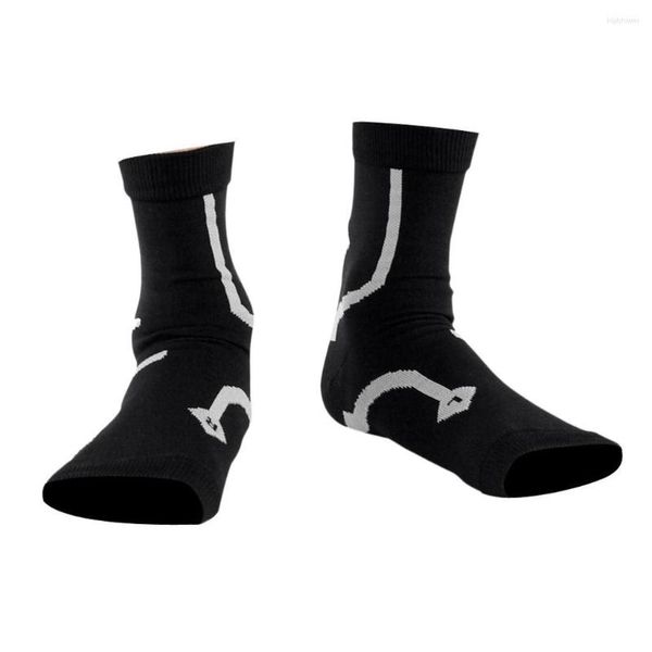 Motorrad Rüstung 1 Paar Damen Herren Fußkompressionsmanschette Socke Knöchelbandage Wrap Guard zum Laufen Joggen Basketball Sport