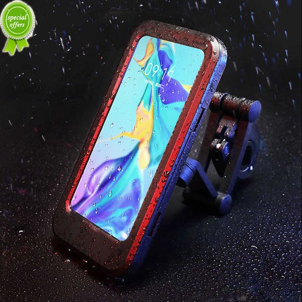 Nuovi arrivi Supporto per telefono moto impermeabile Supporto universale per moto girevole a 360 gradi Supporto per cellulare Accessori moto