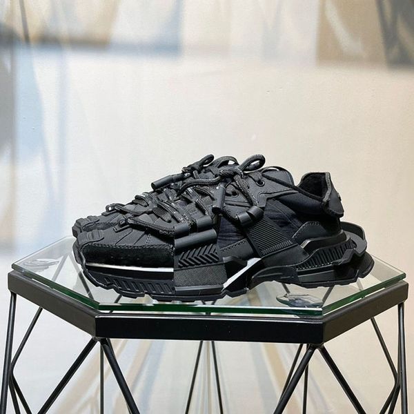 Мужские женские роскошные ботинки дизайнерские обувь кроссовки в камуфляжной сетке ткани