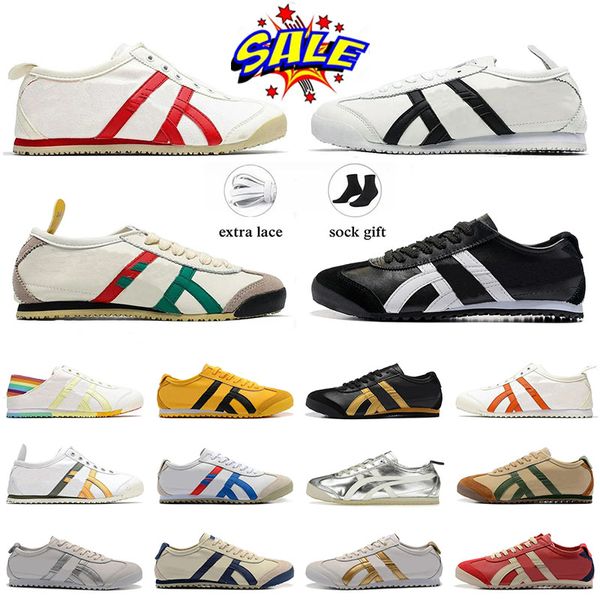 2024 scarpe firmate di alta qualità Messico 66 scarpe da uomo Plate-forme scarpe casual Plate-forme nero bianco blu giallo des chaussures scarpe da ginnastica scarpe da ginnastica da donna 36-45