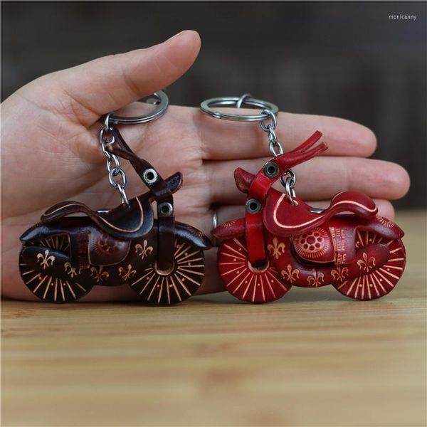 Chaves de chaves de couro para casais de couro para casais Couples Chaples Keychain Mini Bag Charm Presente para homens e mulheres