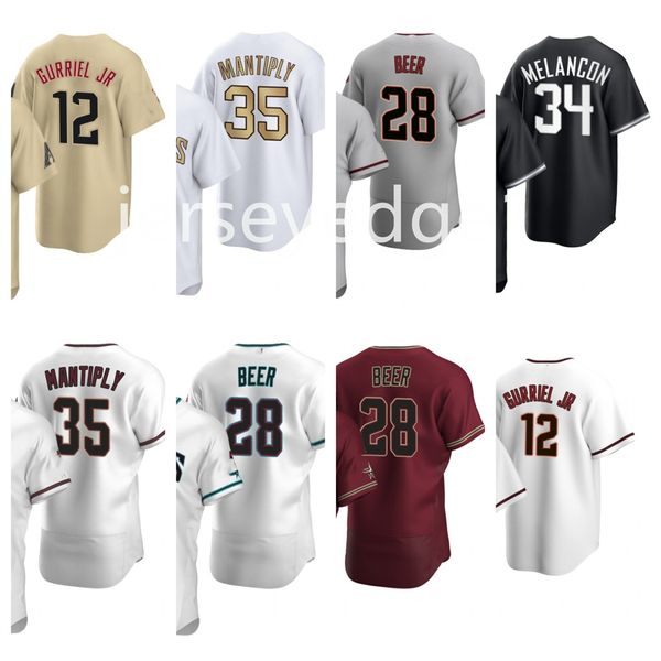 Diamondbacks 2024 NEU Teal Jersey 7 Corbin Carroll 5 Alek Thomas 12 Lourdes Gurriel Jr. 6 Jace Peterson 53 Christian Walker 4 Ketel Marte 13 Gabriel Moreno 23 Baseball