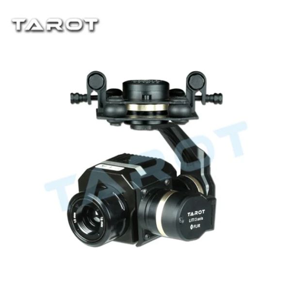 Tarocchi Metallo 3 Assi Giunto Cardanico Efficiente FLIR Termocamera CNC TL03FLIR Con Tarocchi Flir VUE PRO 640 Rc Parti di Elicotteri