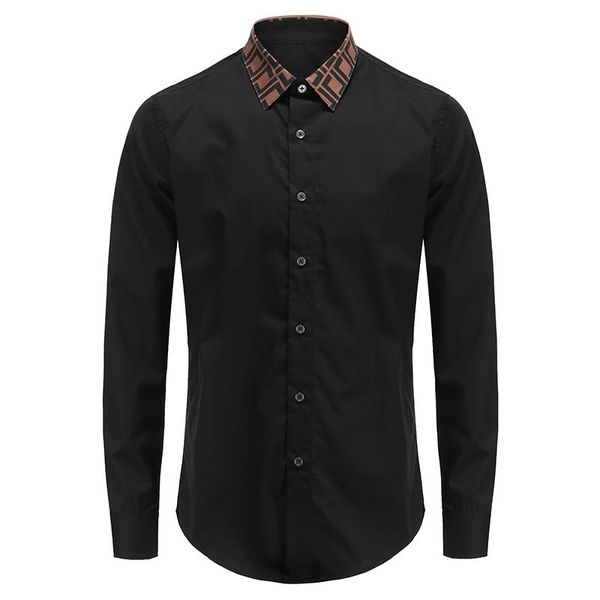 Camicie eleganti da uomo firmate Casual Top a maniche lunghe Designer maniche lunghe Camicia USA Polo di marca moda Oxford arrivo sociale ricamo multiplo VGZ9 DBZU