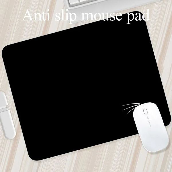 Mouse Pads Pulso Restos Mouse Pad Gaming Esports Mouse Pad Universal Desktop e Laptop Computador Simples e Puro Preto Escritório Borracha Pequeno Anti Slip Pad 231123