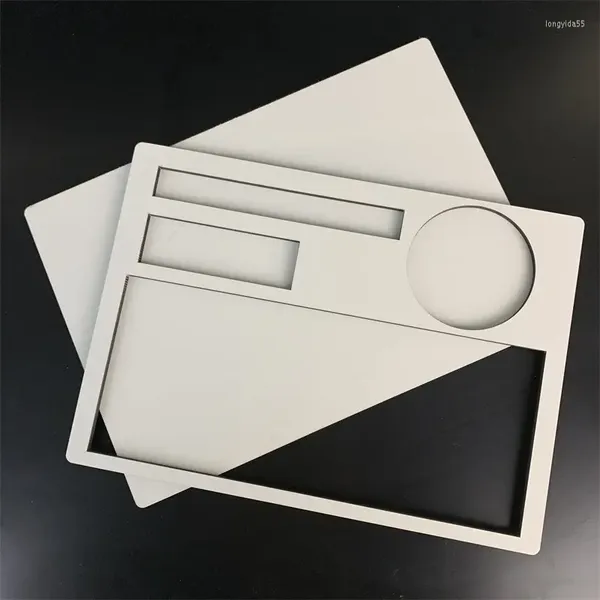 Placas sublimação bandejas em branco Tabels tapetes de mesa Conjuntos de prato 200x280x6mm mdf copo de madeira para presentes de PO personalizados