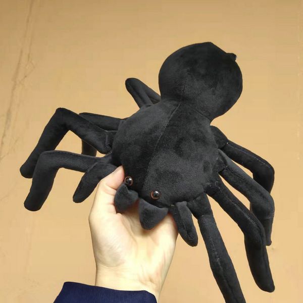 20x30cm simulação aranha brinquedos de pelúcia real como animal macio de pelúcia de pelúcia para crianças Presentes de aniversário de Natal LA623