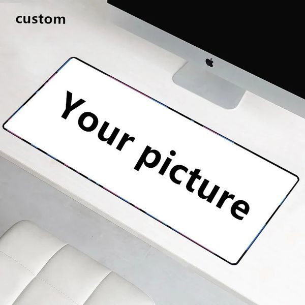 Mouse Pads Apoios de Pulso Grande Mouse Pad Personalizado 900x400 1200x600 Tapete de Mesa Anime Gaming Mousepad XXL XL Lock Edge Game Mouse Pads Speed Picture Print 231123