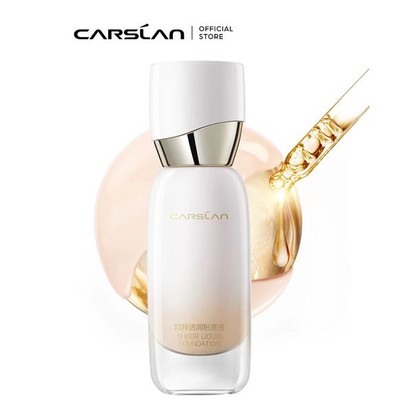 Foundation CARSLAN Professional Essence Face Liquid Foundation Cream Coverage Concealer Langanhaltende feuchtigkeitsspendende Make-up-Basiskosmetik 231123