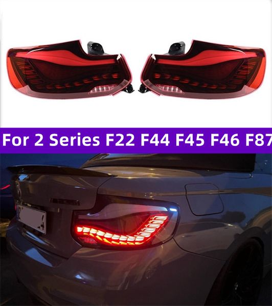 BMW 2 Serisi F22 F23 LED Kuyruk Işığı 220i 225i F44 F45 F46 Arka Lamba DRL Sinyal Ters Durma Araç Lameleri