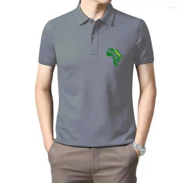Polo da uomo Karibu Africano Tanzania Kenya Zanzibar Uganda Kilimanjaro Tourist 2023 Moda Uomo Estate Stile T-shirt in cotone