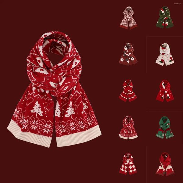 Schals Damenschal Winterstrick Weihnachtswärme Weiches, vielseitiges Schal- und Halswickelset für die Saison