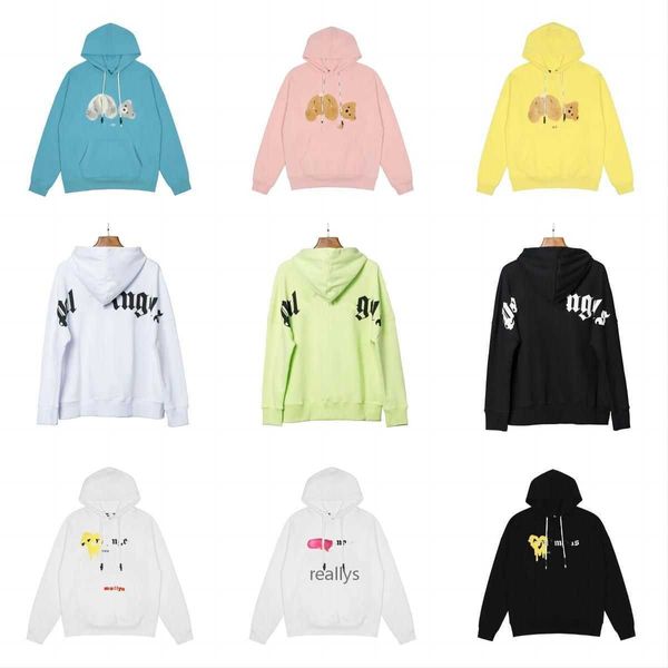 Männer Frauen Hoodies Palm Sweatshirts Designer Kleidung Mode Palms Angels Guillotine Bär Zurück Brief Lose Engel Hoodie Pullover Casual Pullover Tops ai