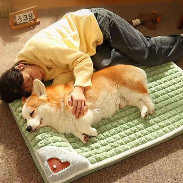Canis canetas Pet Dog cama mat Proteger coluna cervical Destacável casa de cachorro interior para pequenos cães médios grandes cama conforto coft suprimentos para animais de estimação 231123