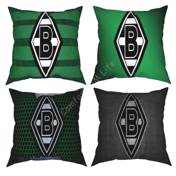 Kissenbezug Borussia Mönchengladbach Print Cases Cover Home Sofa Bed Couch Decor Cotton Pillowcase Curshion 18x18 Inch