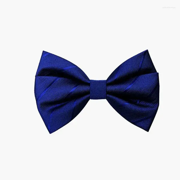 Papillon Rosso Nero Blu Cravatta Abbigliamento formale da uomo Stile britannico Abito da sposa di alta qualità Accessori per camicie