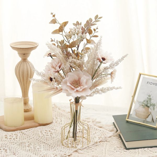 Decorazioni natalizie Papavero artificiale Peonia Bouquet di seta Qualità Falso fiore margherita Per la casa Decorazione di nozze Vaso da giardino Disposizione regalo 231123