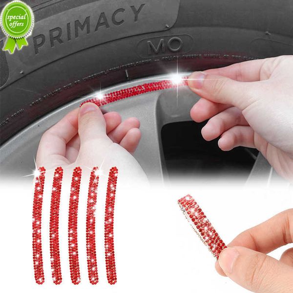 Araba Stickers Araba Motosiklet Tekerlek Göbeği Yansıtıcı Şeritler Çıkartmalar Araç Güvenlik Sürüş Uyarı Sticker Otomatik Aksesuarlar 5 PCS/SET