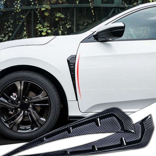 New Auto Side Fender Vent Cover Fender Decoratie Side Wing Air Vent Intake Spatbord Cover Trim Auto Styling Past Voor honda Civic
