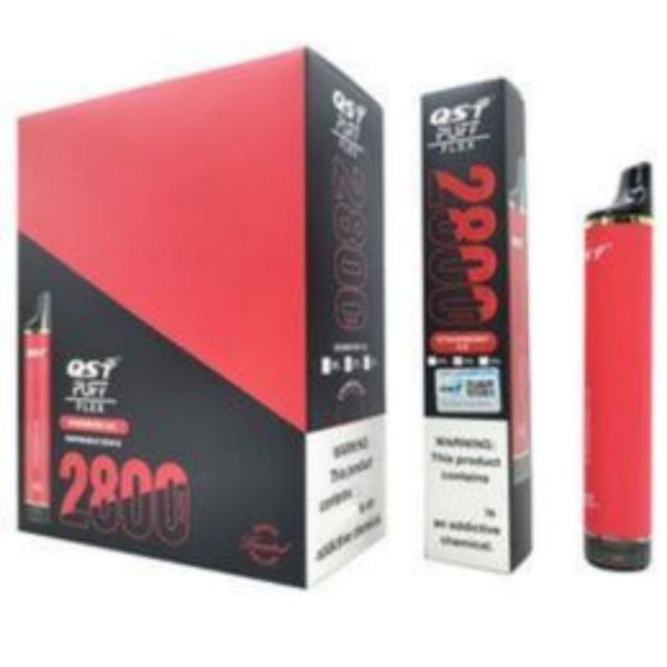 Yerel Depo Orijinal Bang Vape Orijinal QST Puff Flex 2800 Orijinal 850mAh 8ml% 2% 5% 5 Vapes Tek Kullanımlık Puffauthorize 28 Sıcak Filmler Puf Tornado