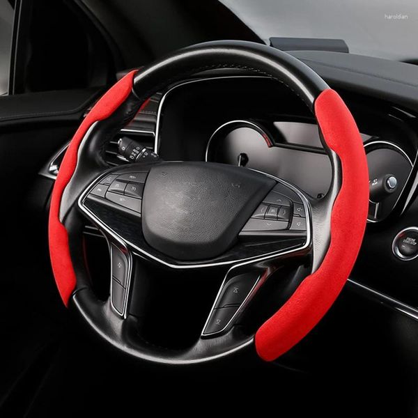 Coprivolante Copriauto Custodia autunnale in pelle scamosciata premium Accessori universali per lo styling dell'auto Dropship