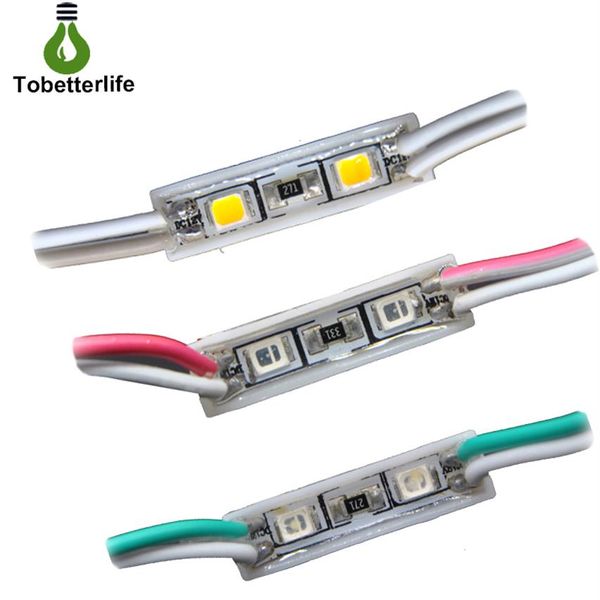 SMD 2835 2 LED Modül Aydınlatma İşareti için 26x7mm Mini Modül DC12V Su geçirmez Süper Parlak SMD LED Modülleri Channer LE2294