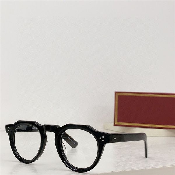 Occhiali da vista dal nuovo design della moda M12 montatura cat eye di forma rotonda in acetato occhiali di fascia alta stile semplice e all'avanguardia con scatola può fare lenti da vista