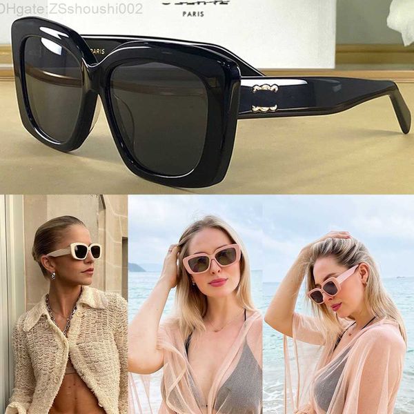 Triomphe 04 Sonnenbrille Dual Color Fashion Lady Designer Schwarzer Rahmen Arc de Classic Schildpattfarbe Damen Retro Brille 4S216 Arco di Trionfo JJB8