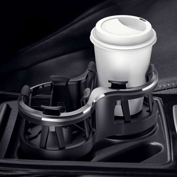 Neue Auto Getränkehalter Doppel Loch Getränke Halter Zubehör Trinken Flasche Tasse Halter Wasser Flasche Halterung Ständer Kaffee Getränke Für autos